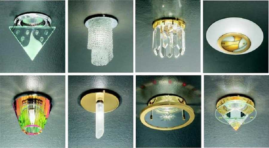Точечные светодиодные светильники для натяжных потолков