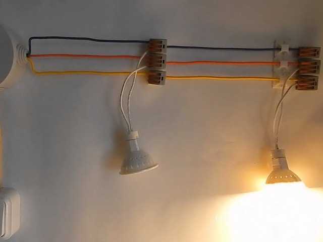 Подключение светодиодных ламп к сети