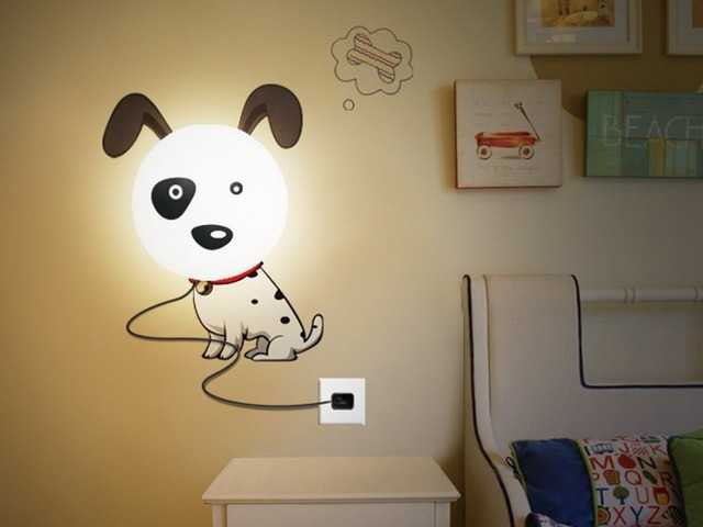 Настенный светильник для детской комнаты
